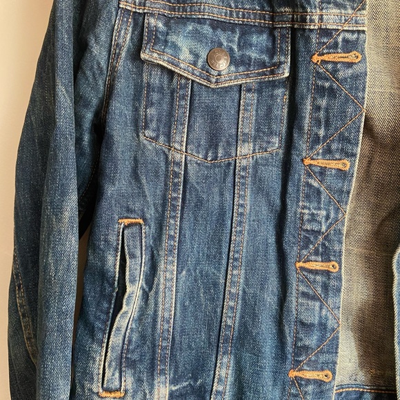 j. crew indigo denim jacket - Picture 3 of 3